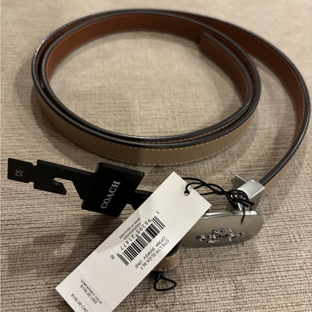 Coach Tan Leather Bag with Classic Design